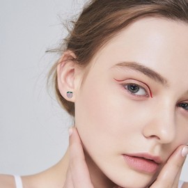 Peach Stud Earrings 925 Sterling Silver Peach Earrings Fruit Jewellry for Women Peach Lover