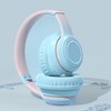 Bluetooth Headphone Heavy Bass Noise Cancelling Foldable Gradient Color Wireless