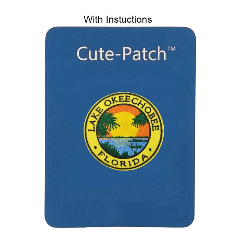 Cute-Patch Lake Okeechobee National Park Florida Embroidered Iron on Patch