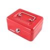 Cash Box 150 x 110 x 75 mm Red
