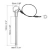 PATIKIL Quick Release Pin 8 x 100mm(5/16" x 3.94"), 304