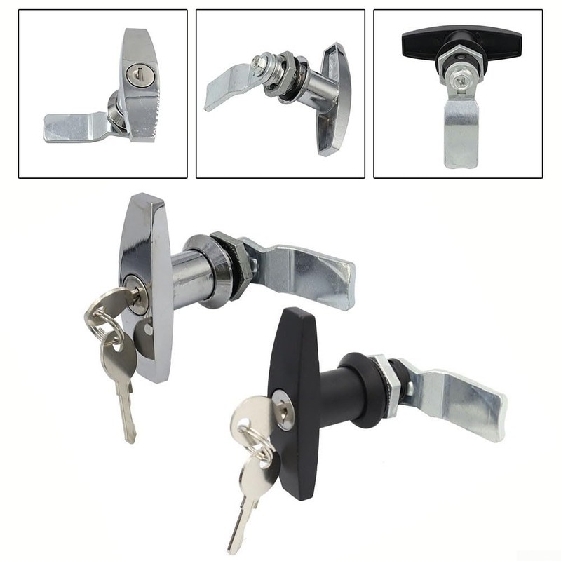 T Handle Lock, Rustproof T Shape Handle Lock with Keys