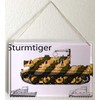 Tin Sign Retro Motif Panzer Sturm Tiger