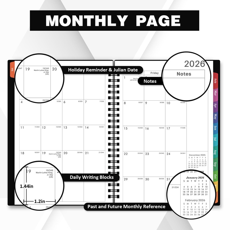 2026 Planner - Planner 2026, 2026 Planner Weekly and Monthly