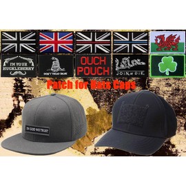 2 Packs British Union Jack UK/USA American United States Flag Patch Embroidered Hook and Loop National Applique Emblem, Tactical U.S.- U.K Friendship Flag Patch for Uniform Clothes Bags Cap Team