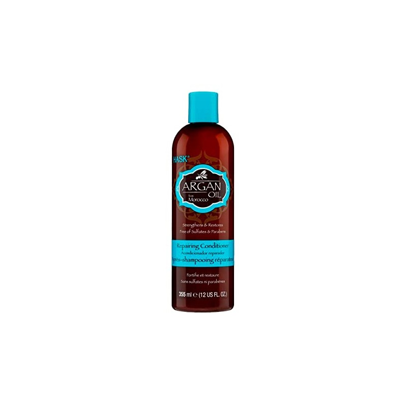 HASK, Acondicionador Reparador de Aceite de Argán, Revive y Restaura
