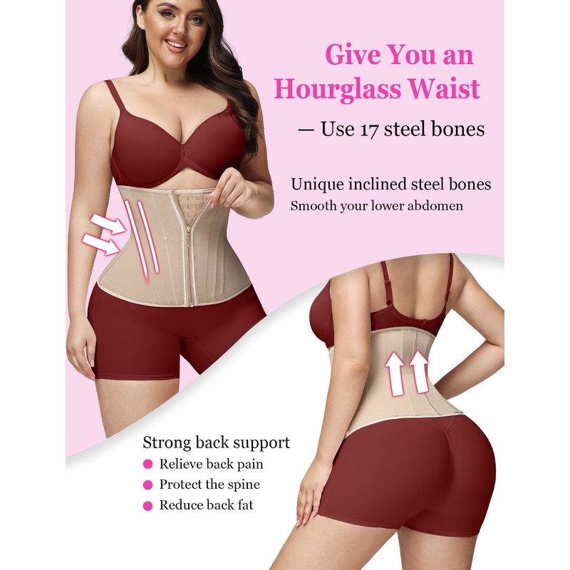 SHAPSHE Waist Trainer for Women Tummy Control Postpartum Belly Band