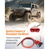 Quaneguzy Quick Disconnect Winch Power Cable 4 Gauge 4 AWG