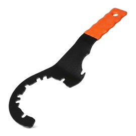 XMXW Universal Sink Drain Wrench, 4 6 8 Tab Locknut Wrench, Heavy Duty Plumbing Tool for Kitchen Bathroom Sink Strainer Install & Remove