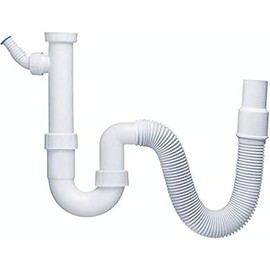 'Haas HS2805 Siphon 1 1/2 with Flexible Hose