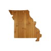 Missouri State Shaped Premium Bamboo Organic Wood Cutting Board