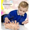 Puzzled 3D Puzzle Rolling Locomotive Train Wood Craft Construction Model