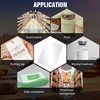 HFXXAD 40Pcs Vinyl Siding Repair Kit, Self-Adhesive Waterproof Glossy PVC