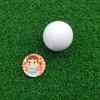 HOKUSHIN TRADING MK0511 Golf Ball Marker Peko-chan Acrylic Marker Check