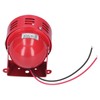 BERM Electric Motor Siren Alarm Mini Red Stainless Steel Shell