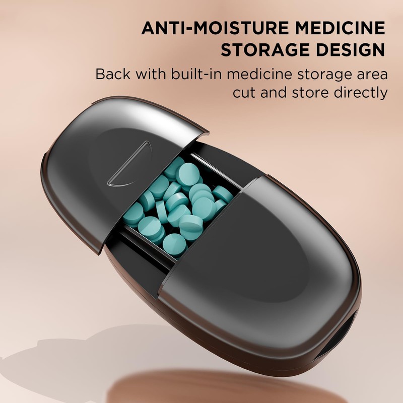 Pill Cutter Splitter for Small and Tiny Pills, 1/2 1/4