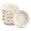 vancasso Mini Pie Pans Set of 6, 5.2 Inch Ceramic