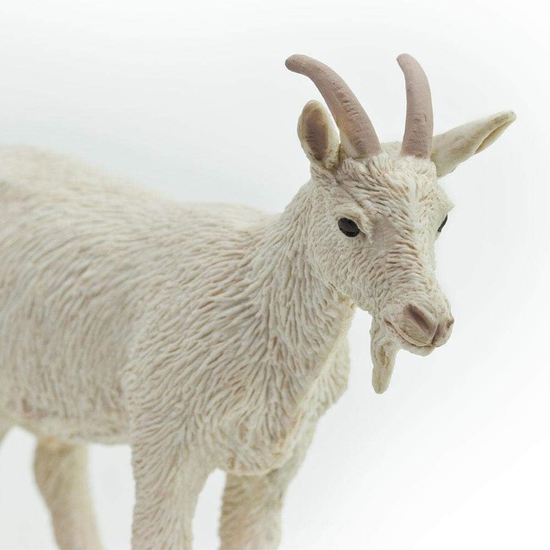 Safari Ltd. Nanny Goat Figurine - Lifelike 3.25" Model Figure