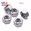 sashow 304 Stainless Steel Finished Hex Nut 5/16"-18 Hexagon Nut