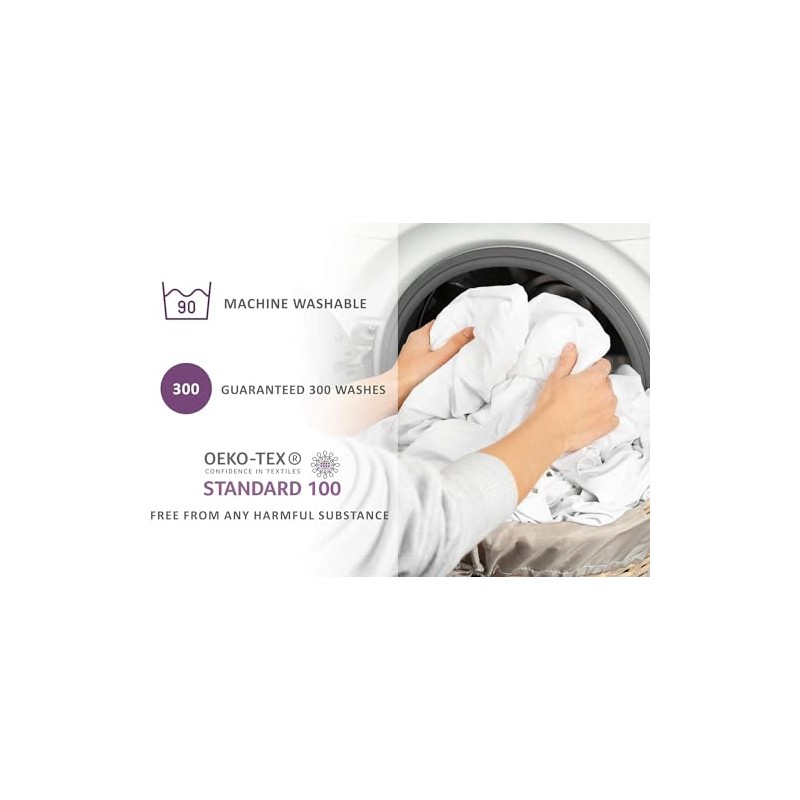 Lynmark Lynmark? Washable Bed Protector/Pad with Tucks - Double Bed