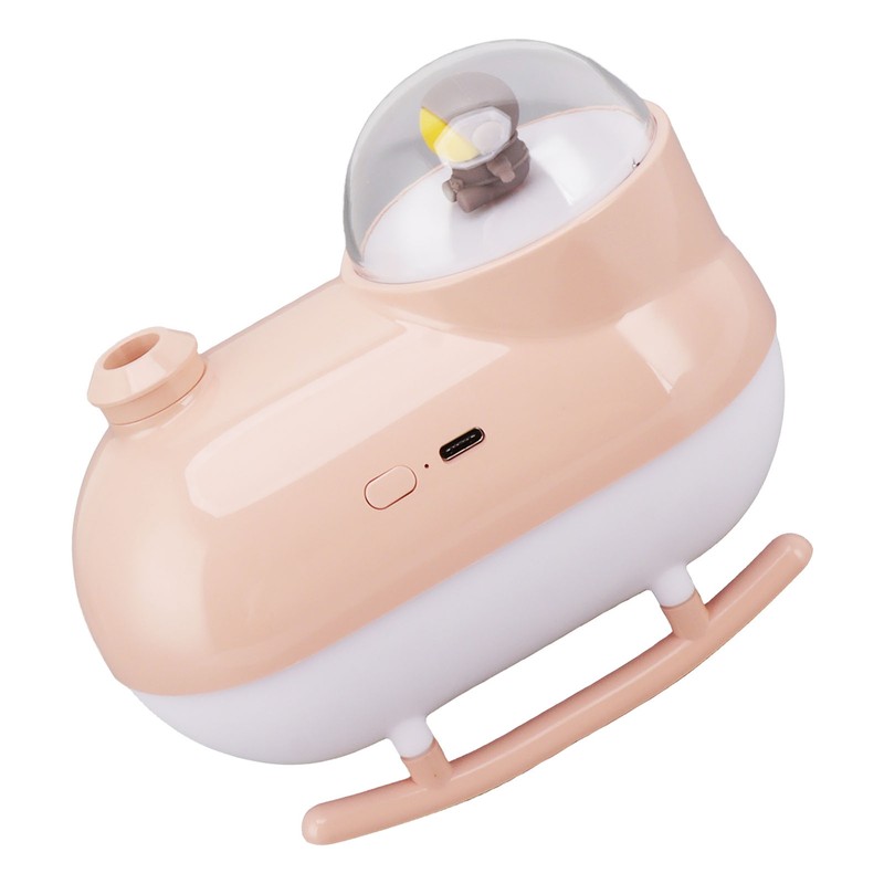 Small Humidifier Desktop Humidifier Cartoon Astronaut Train Colorful Lighting USB