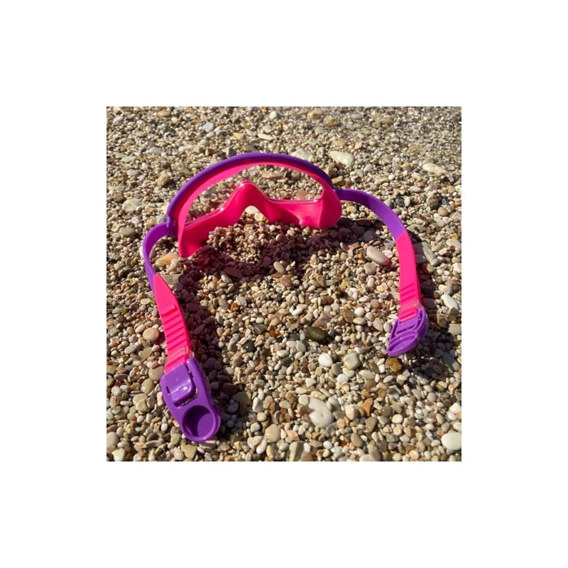 Splash About Goggles Snapper Mask, Pink and Purple, Junior (6-14