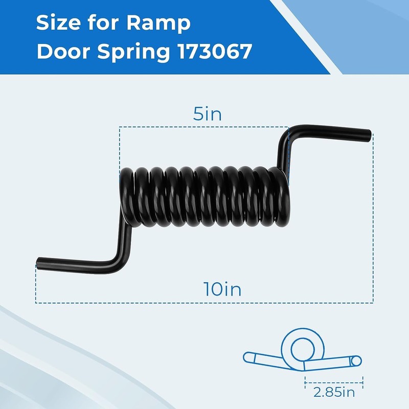 AIB2C Ramp Door Spring,Medium Duty Rear Ramp Door Spring Toy