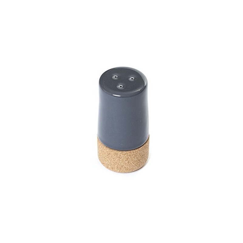 Set of two shakers for salt and pepper colour dark