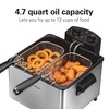 Hamilton Beach Electric Deep Fryer with 2 Baskets and Lid,