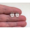Katy Craig, 925 Sterling Silver Hamster Earrings