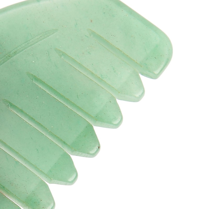 Massage Comb Scalp Care Relax Handheld Portable Jadestone Gua Sha