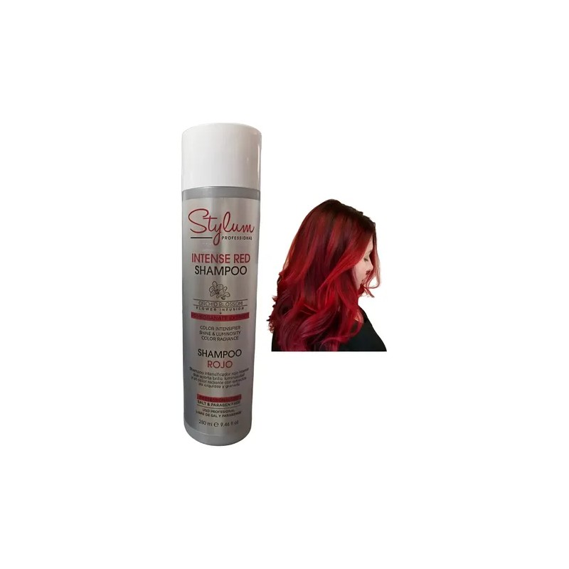 Shampoo Intensificador Rojo Sal Stylum 280ml