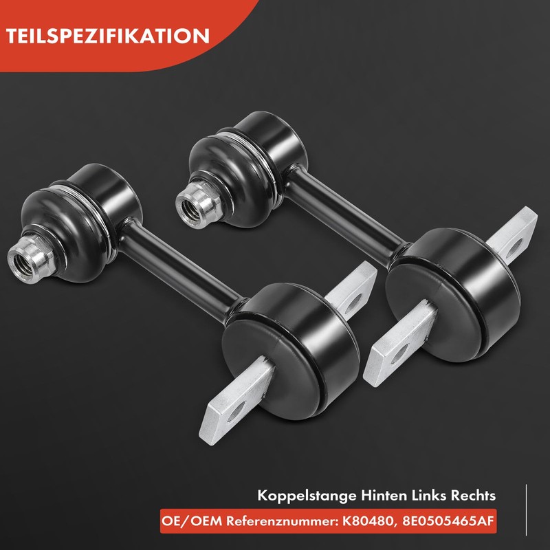 Frankberg 2 x Rear Axle Coupling Rods Compatible with A4