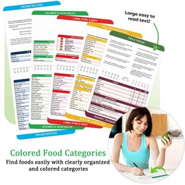 Yunshengmy Air Fryer Magnetic Cheat Sheet Set, Air Fryer Magnets Guide Booklet, Cookbooks Instant Air Fryer Accessories Oven Cooking Pot Temp Times Chart