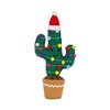 Sass & Belle Knitted Festive Cactus Decoration