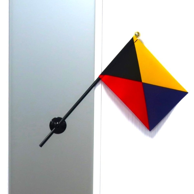 TOSPA Mini Z Flag, 1 Stand Set, Flag Size 3.9