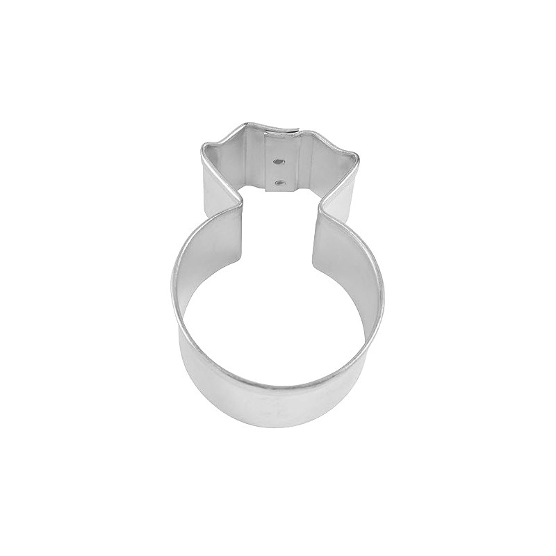 R & M Diamond Ring Cookie Cutter, Mini, Silver