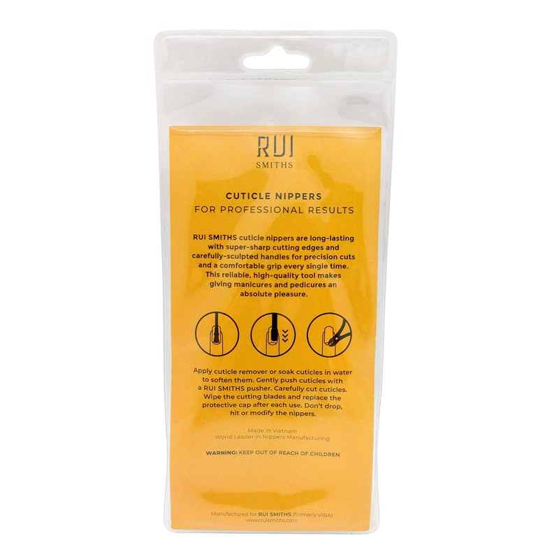 Rui Smiths Cuticle Nippers, Professional, Stainless Steel, Spanish Handle, Box