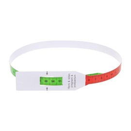 sourcing map Head Circumference Tape 56cm Plastic Measuring Rule Measure for Child Head Arm Circumference, Multicolor