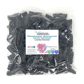 Traditional Australian Licorice, 2 Pound, (Pack of 1) black licorice