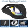 Pickleball Sling Bag Organizer for Paddles and Gear, Lightweight Crossbody