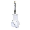 Valterra 6201P PVC Pneumatic Gate Valve, Black, 2" Slip ,