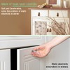 DOXILA Leather Drawer Pulls - 6PCS Door Handles for Furniture