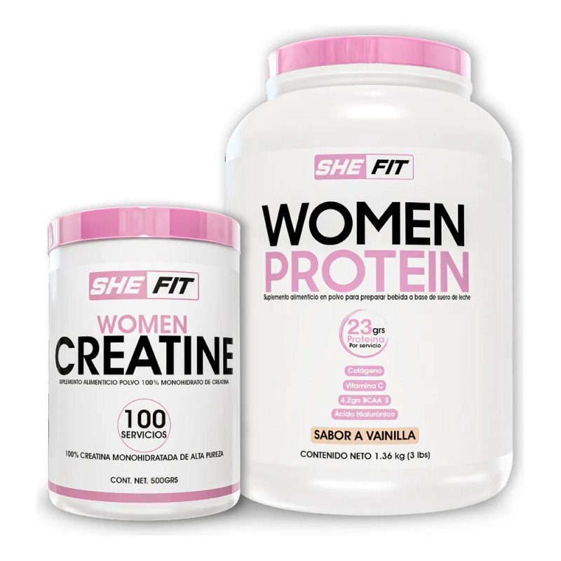 Bhp She Fit Women Protein Vainilla Women Creatine 500g