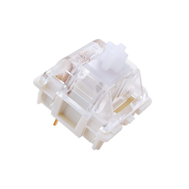 Gateron KS-9 20 Pack White Switches for Mechanical Keyboards,3-pin White-Shell