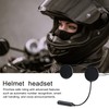 Dirtbike Helmet Speakers, Motorcycle Headphone, Ultra-Thin 12mm Smart Intercom Earbuds