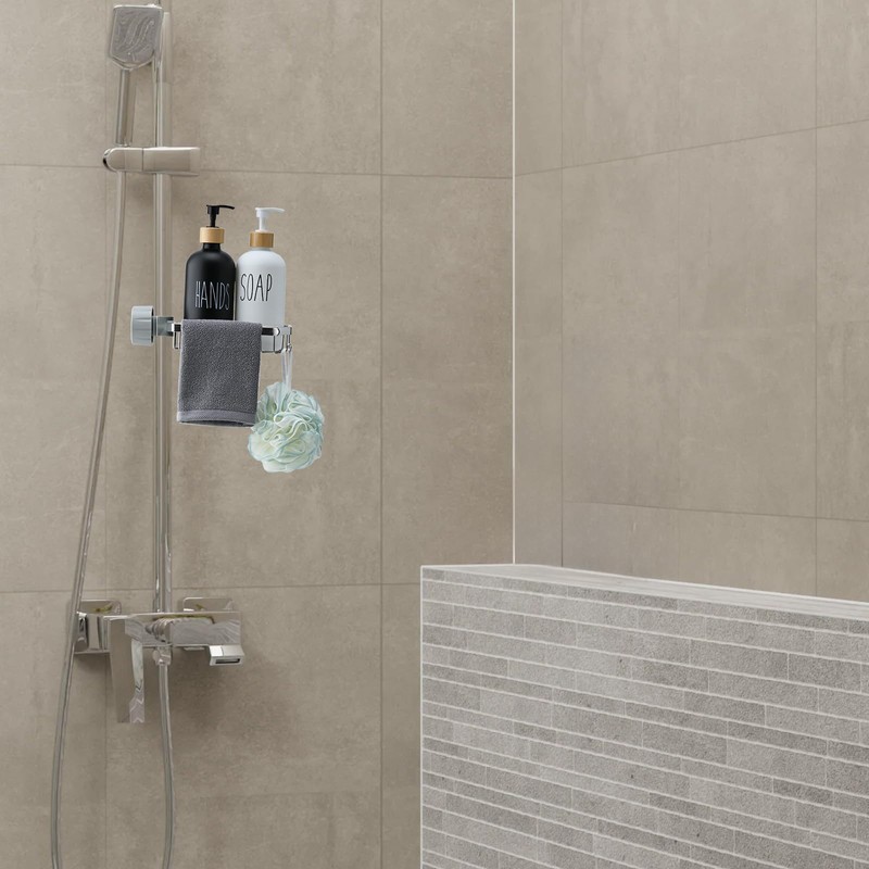 YoHyien Stainless Steel Shower Caddy No Drill, Shower Soap Holder