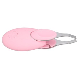 DAUZ Electric Eyebrow Tweezers, WiFi Visible Eyebrow Tweezers Efficient Easy Operation for Hotel for Facial Hair (Pink)