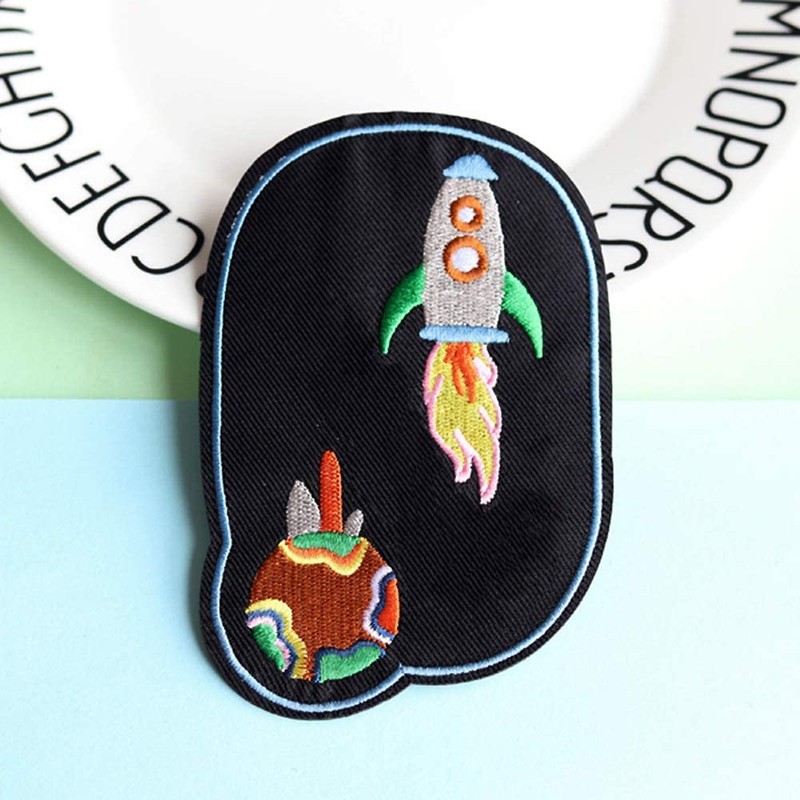 YFFSFDC Patch Set of 11 Cosmic Applique Large Size Iron