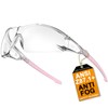 HTS HUNTERSKY S239 Protective Clear pink Small Safety Glasses women